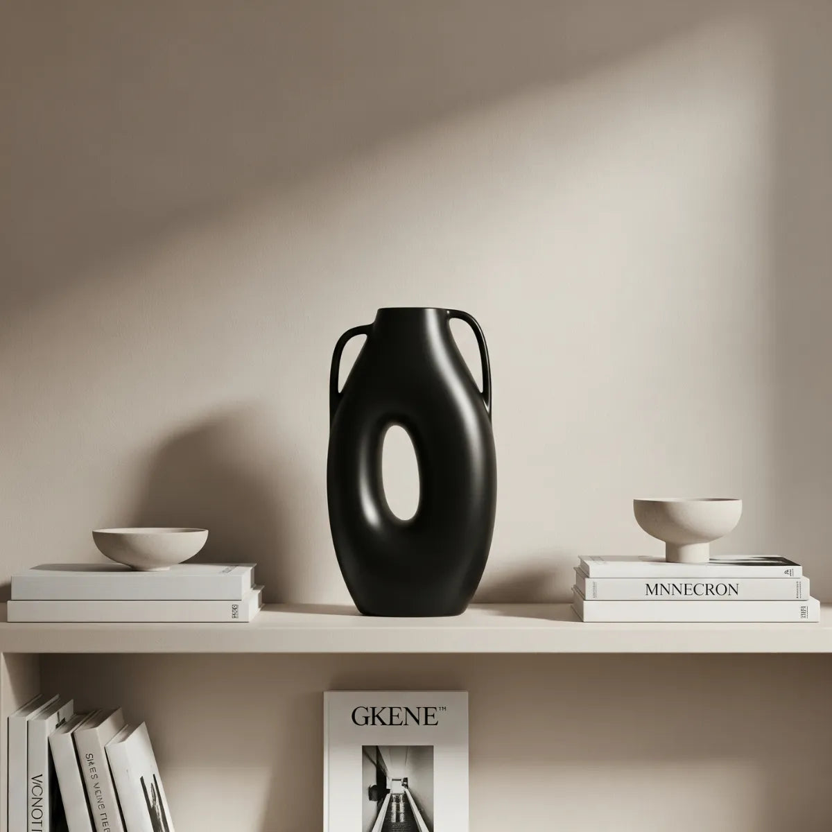 vaso-decorativo-preto-sobre-prateleira-bege