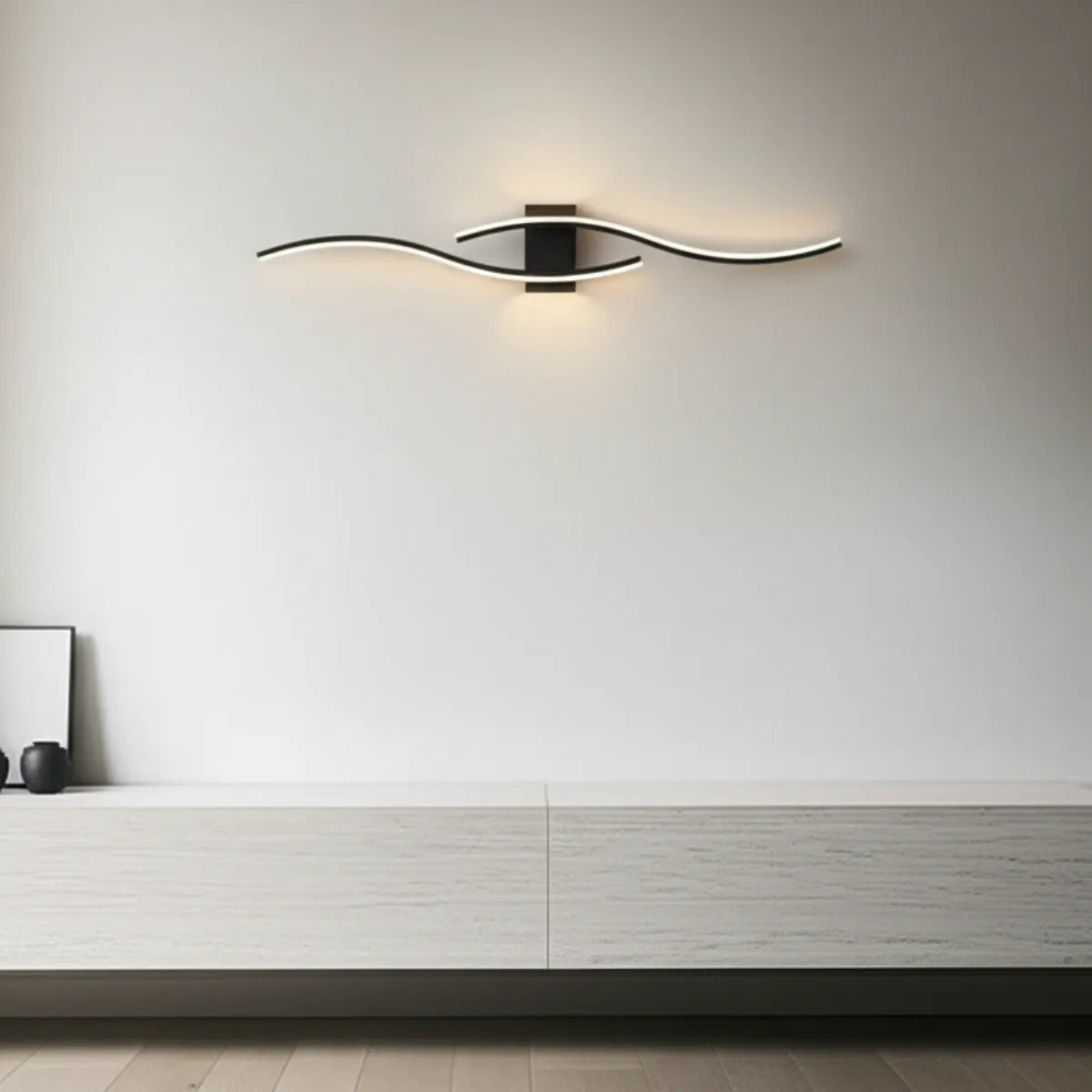 luminaria-de-parede-arandela-led-ondas-modernize-foto-luminaria-em-parede-de-sala-neutra
