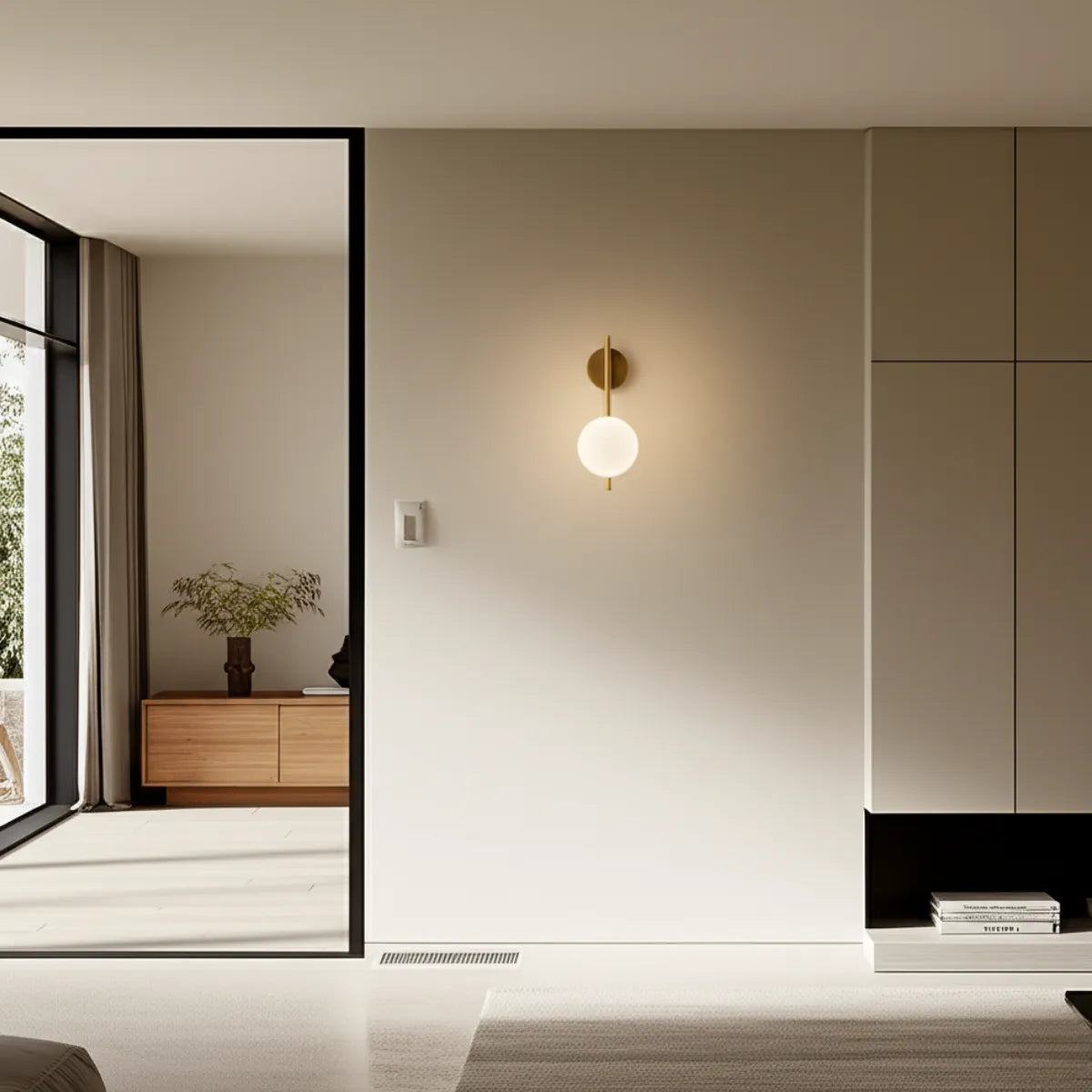 luminaria-de-parede-arandela-led-perola-suspensa-modernize-foto-arandela-em-parede-casa-moderna