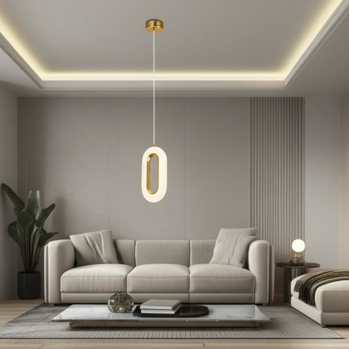 luminaria-de-teto-pendente-led-cristal-dourada-modernize-foto-luminaria-pendente-cristal-em-sala-luxuosa