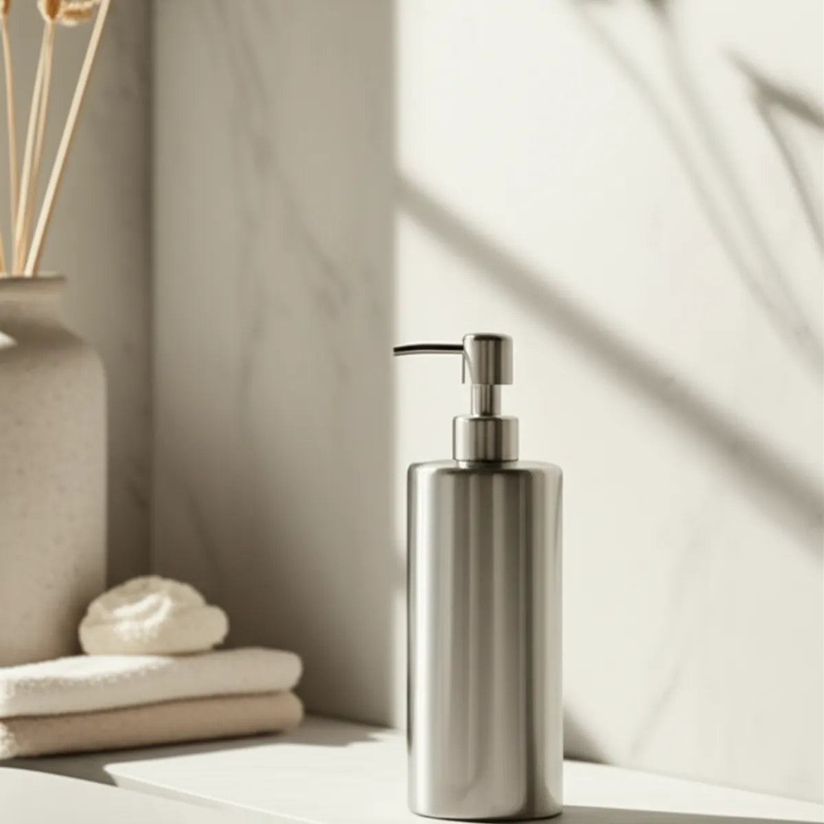 saboneteira-liquida-para-banheiro-em-inox-prisme-modernize-foto-saboneteira-em-banheiro-arejado-moderno-minimalista-branco