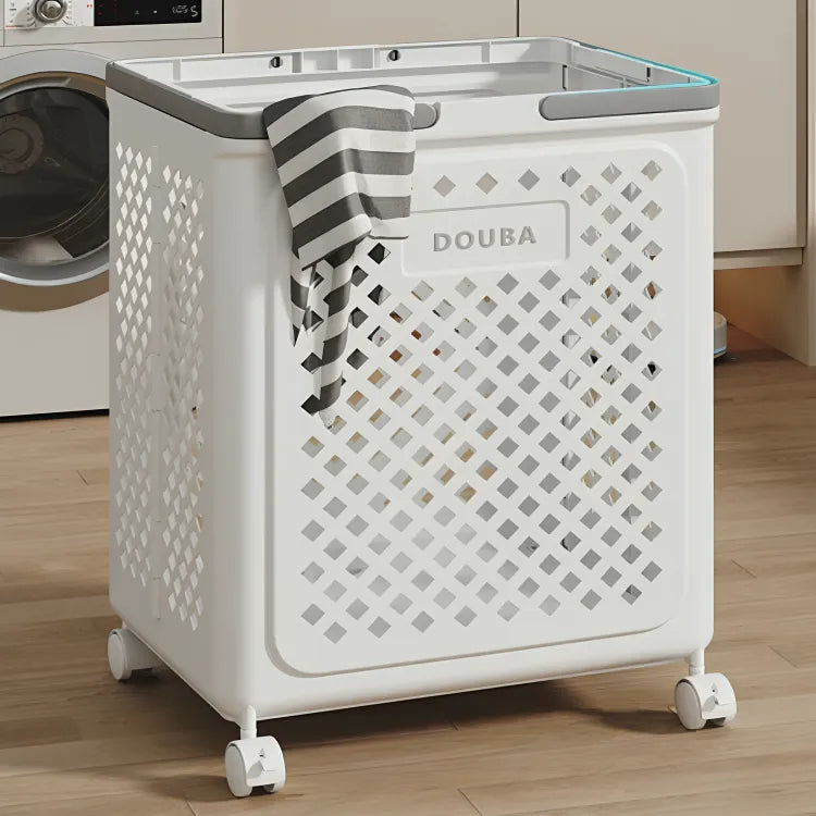 cesto-de-roupa-suja-dobravel-com-rodas-douba-branco-modernize-foto-cesto-de-roupa-suja-branco-com-roupas-em-lavanderia-moderna