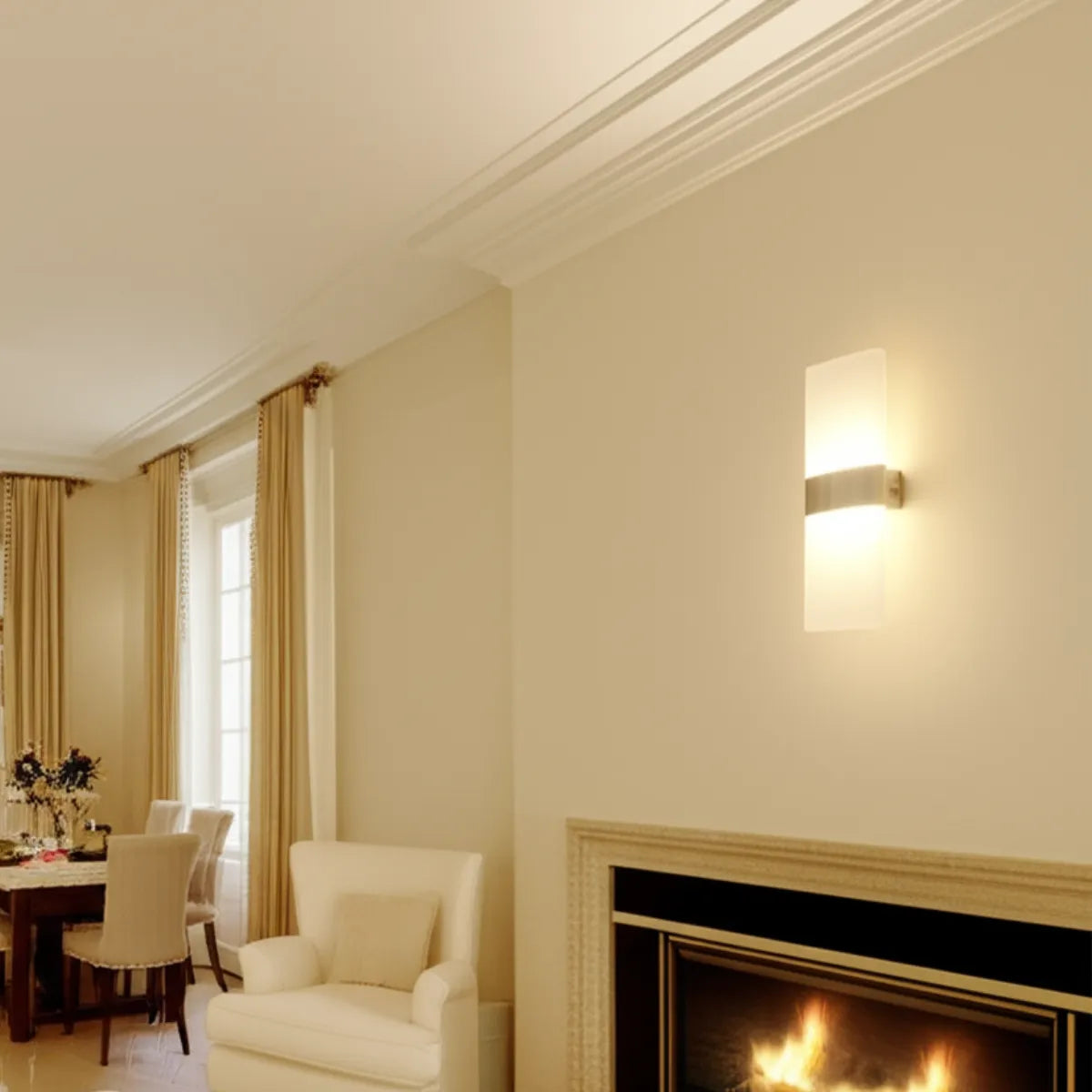 luminaria-de-parede-arandela-led-translucida-modernize-foto-iluminando-ambiente-sofisticado-bege-neutro