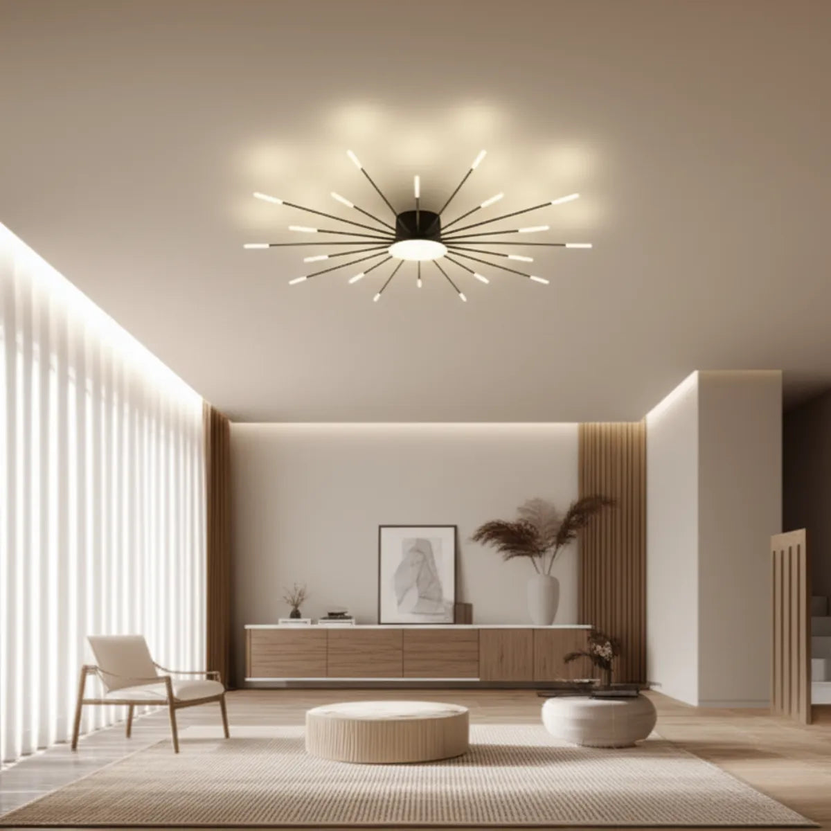 Luminária de Teto Lustre Led Estelar | Modernize