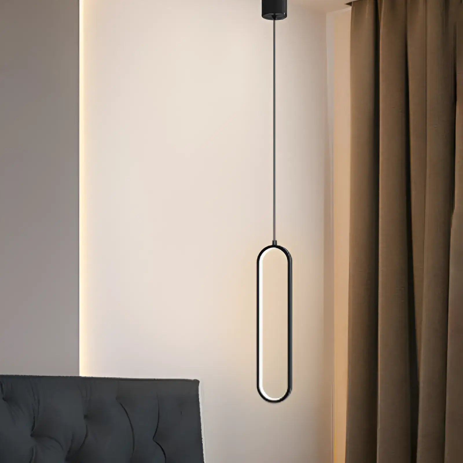 luminaria-de-teto-pendente-led-elipse-modernize-foto-frente-pendurado-iluminando-quarto